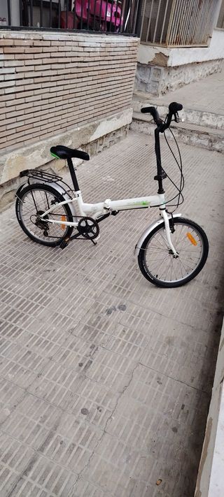 Bicicleta Plegable B'Twin Tilt Blanca