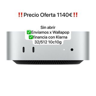 Mac mini M4 32GB 512GB SIN ABRIR