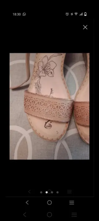 Sandalias Beige Talla 39