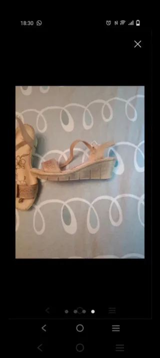 Sandalias Beige Talla 39