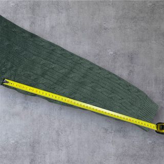 Retro Crewneck Army Green Chaps Jumper Large Size