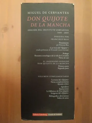 Don Quijote I+Don Quijote II+Estuche (Spanish E...