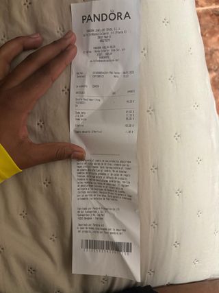 Anillo Pandora Corazón Oro