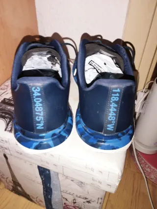 Zapatos de golf azules