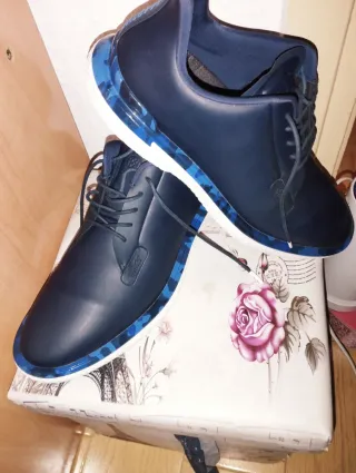 Zapatos de golf azules