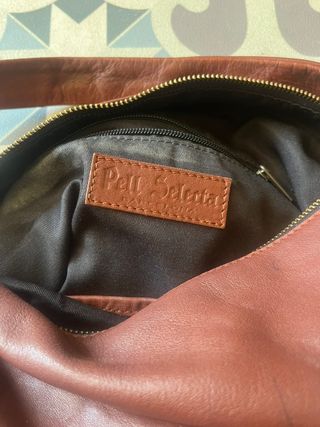 Bolso Piel Selecta Barcelona Marrón