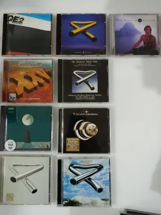 9 Mike Oldfield CD Cds ELIGE