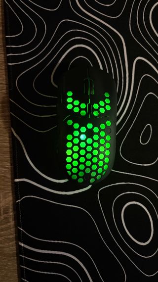 Ratón Mars Gaming Negro y Rojo