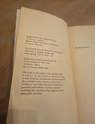 Edna O'Brien, A Pagan Place, Penguin, 1971