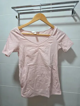 Lote 4 Camisetas Premamá Manga Corta