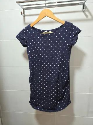 Lote 4 Camisetas Premamá Manga Corta