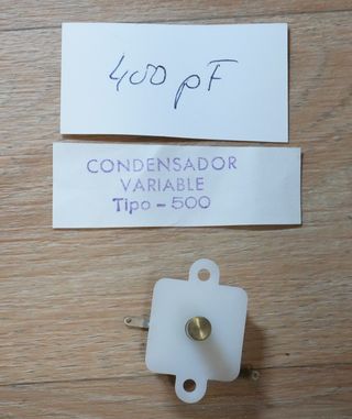 3 CONDENSADORES VARIABLES PARA RADIO GALENA