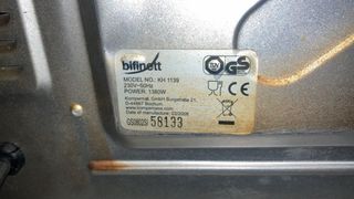 Horno eléctrico PIEZAS