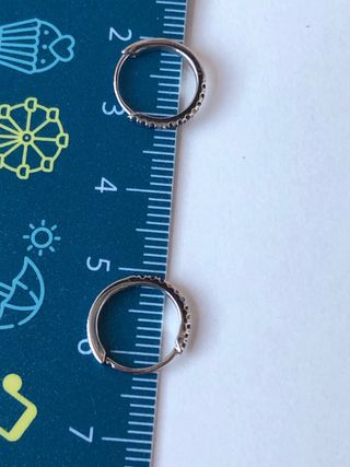 Pendientes Oro 9k Zafiro y Diamante