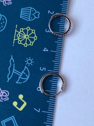 Pendientes Oro 9k Zafiro y Diamante