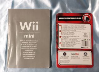 Nintendo Wii Console Rossa/Nera Funzionante