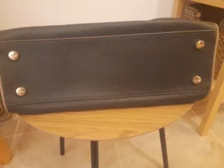 Bolso Tous Gris y Beige Piel