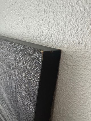 Espejo Marco Negro y Dorado