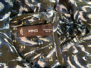 Vestido Mango Negro Talla XS