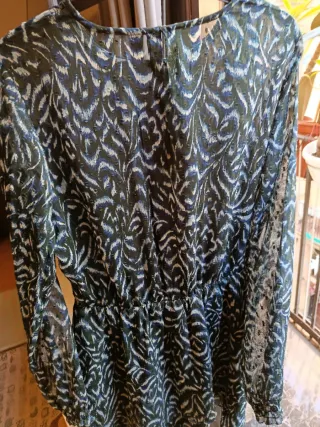 Vestido Mango Negro Talla XS