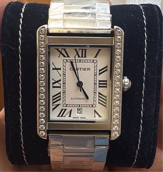 Reloj Cartier Tank Must Maxi Diamantes