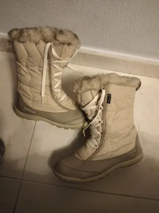 Botas Quechua Nieve Talla 38 Beige/Marrón