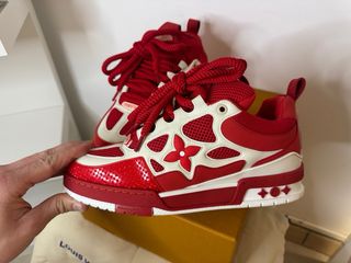 Scarpe Louis Vuitton Rosse e Bianche