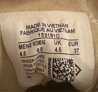 Converse All Star Doradas Mujer Talla 38