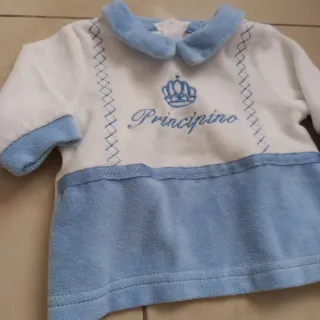 Lotto 4 pigiamini neonato 1-3 mesi