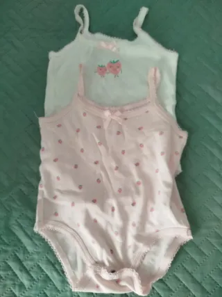 Lote 2 bodys tirantes Sfera talla 3 meses