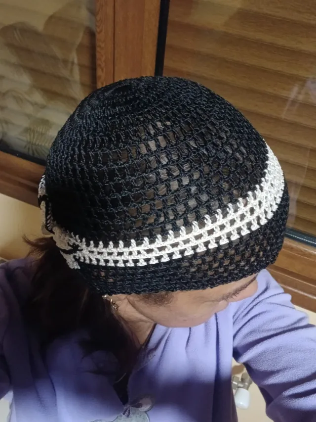 Casquete ganchillo unisex