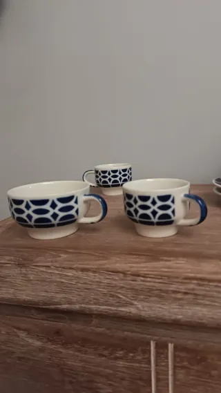 Vajilla Sargadelos Azul y Blanco