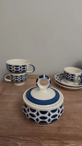 Vajilla Sargadelos Azul y Blanco