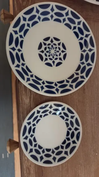 Vajilla Sargadelos Azul y Blanco