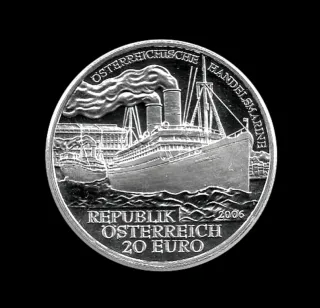 PLATA AUSTRIA 20€ 2006 PROOF