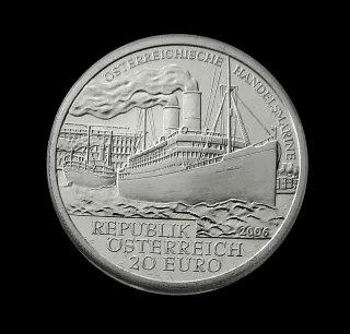 PLATA AUSTRIA 20€ 2006 PROOF
