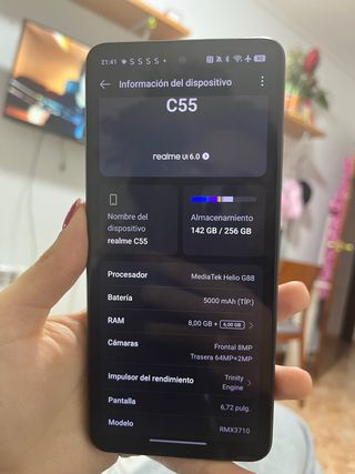 Móvil Realme C55 Negro