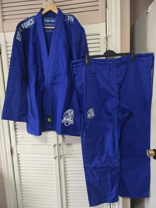Kimono BJJ Jiu Jitsu Negro Strike Force