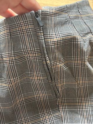 Pantalones Zara grises elásticos