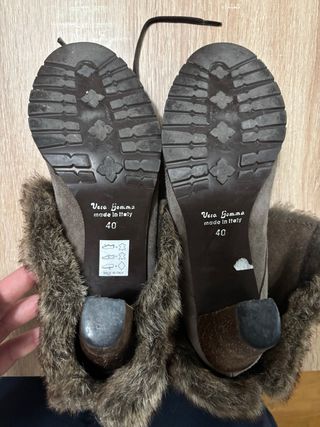 Botines mujer con pelo