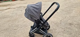 Carrito de juguete para bebé gris