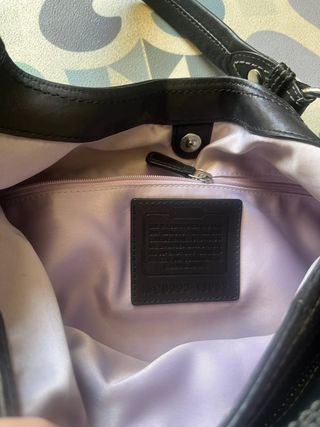 Bolso COACH Maggie Hobo Piel Negra - Auténtico