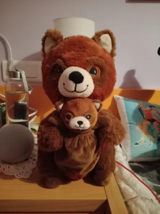 Peluche oso grande con bebé