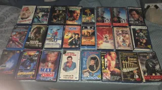Películas VHS Procedentes de Videoclub
