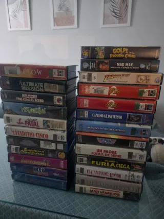 Películas VHS Procedentes de Videoclub