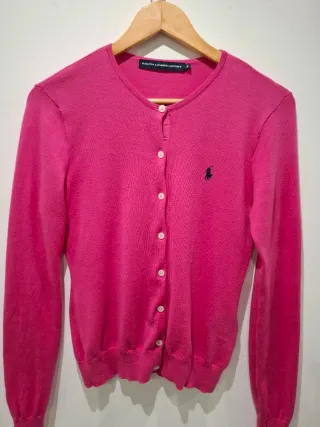 Chaqueta Ralph Lauren Algodón Pima Rosa T. M