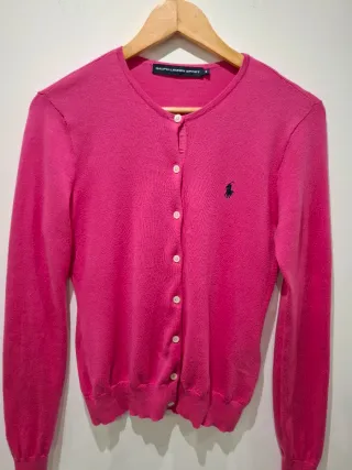 Chaqueta Ralph Lauren Algodón Pima Rosa T. M