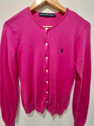 Chaqueta Ralph Lauren Algodón Pima Rosa T. M
