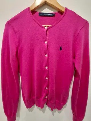 Chaqueta Ralph Lauren Algodón Pima Rosa T. M