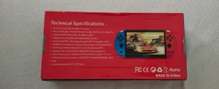 Consola Portátil X12 PLUS Azul/Rojo